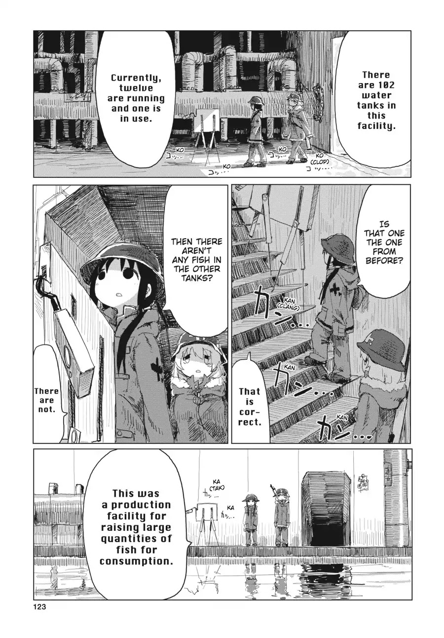 Shoujo Shuumatsu Ryokou Chapter 23 page 9 - Chapter 23: Water Tank