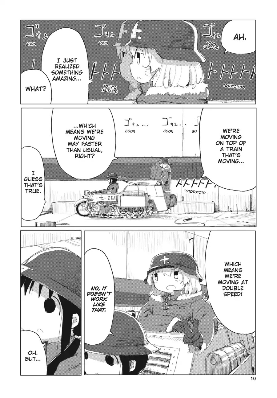 Shoujo Shuumatsu Ryokou Chapter 25 page 10 - Chapter 25: Train