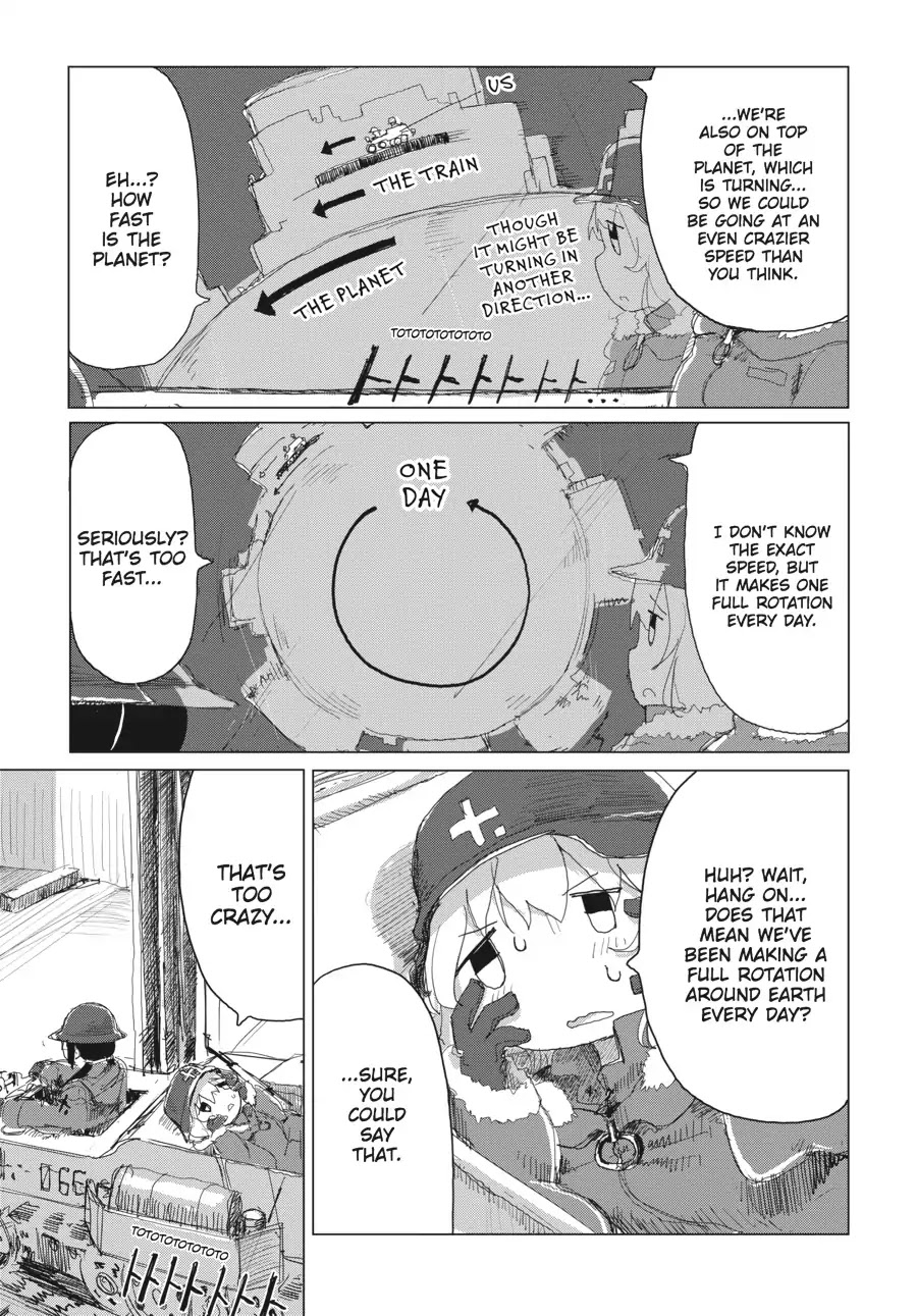 Shoujo Shuumatsu Ryokou Chapter 25 page 11 - Chapter 25: Train