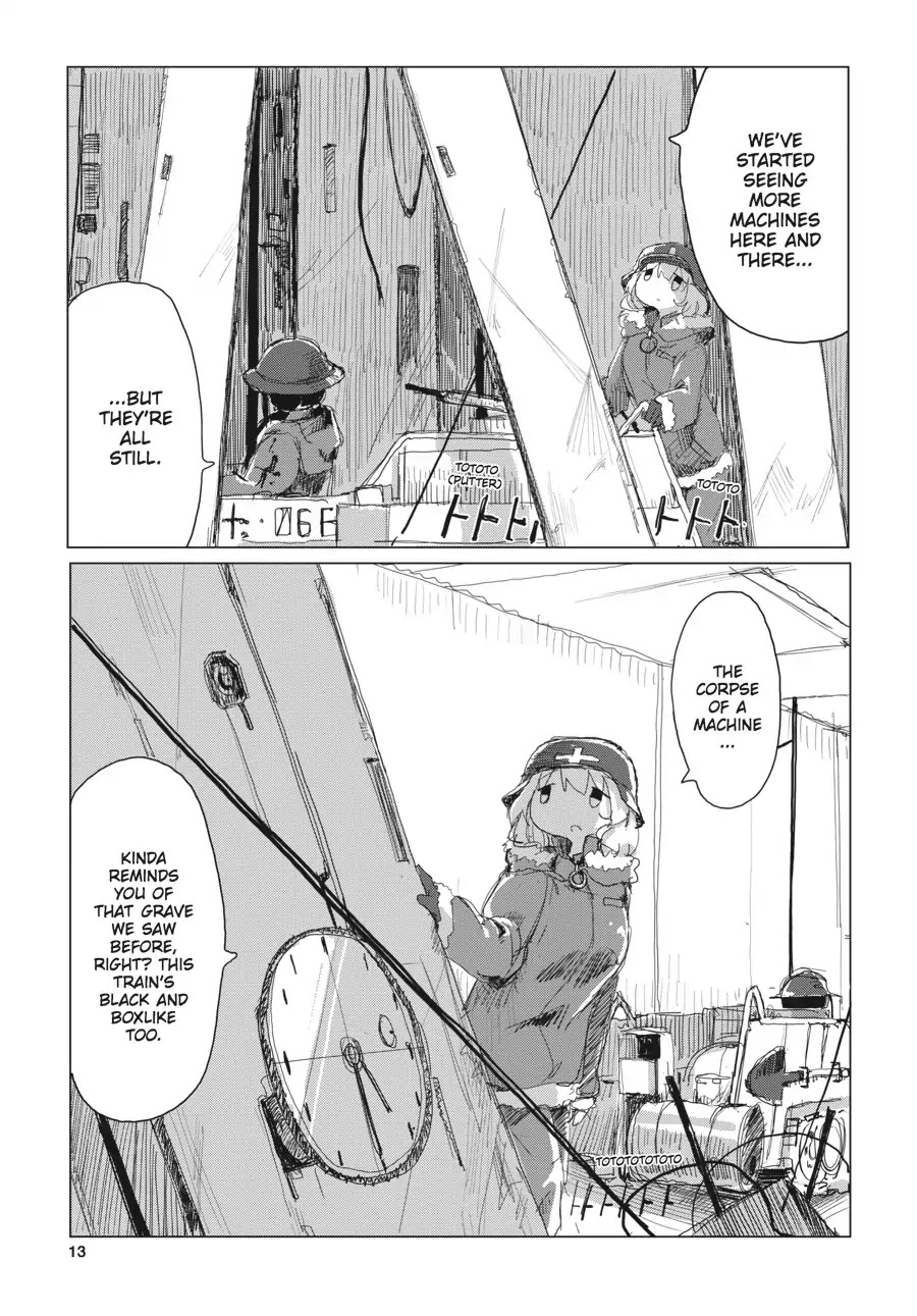 Shoujo Shuumatsu Ryokou Chapter 25 page 13 - Chapter 25: Train