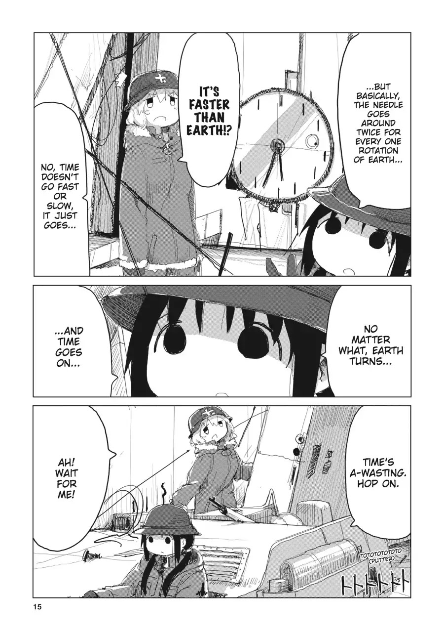 Shoujo Shuumatsu Ryokou Chapter 25 page 15 - Chapter 25: Train