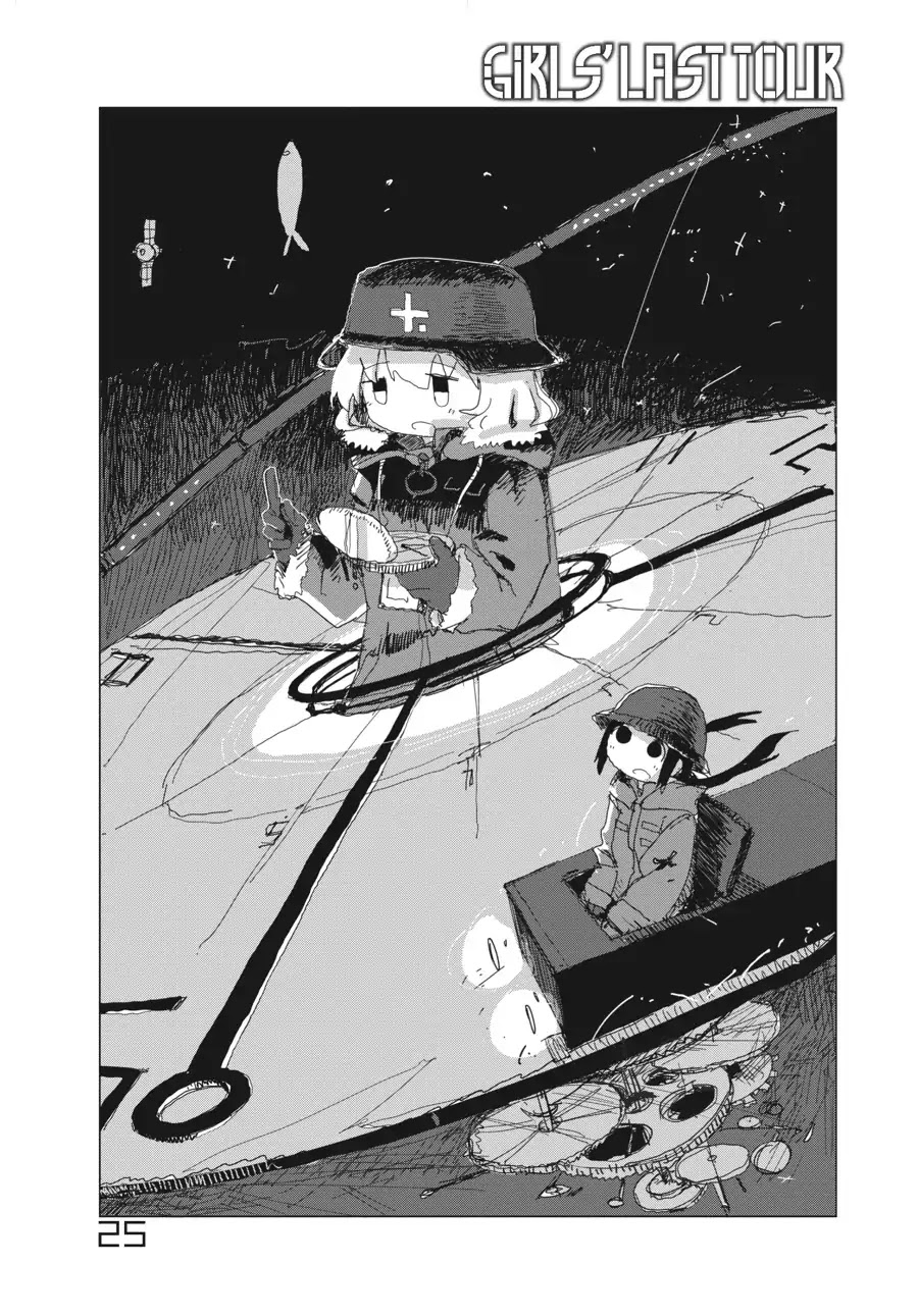 Shoujo Shuumatsu Ryokou Chapter 25 page 3 - Chapter 25: Train
