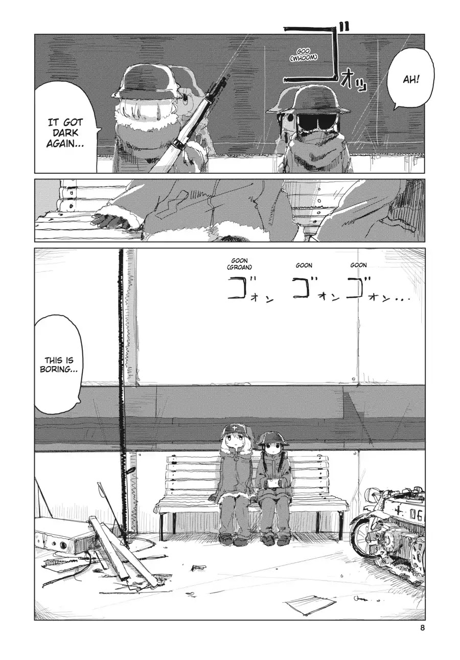 Shoujo Shuumatsu Ryokou Chapter 25 page 8 - Chapter 25: Train
