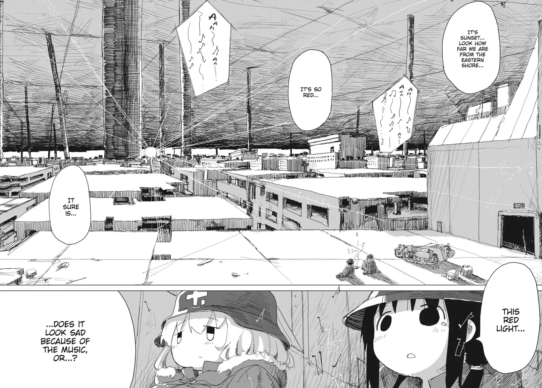 Shoujo Shuumatsu Ryokou Chapter 26 page 17 - Chapter 26: Wavelengths