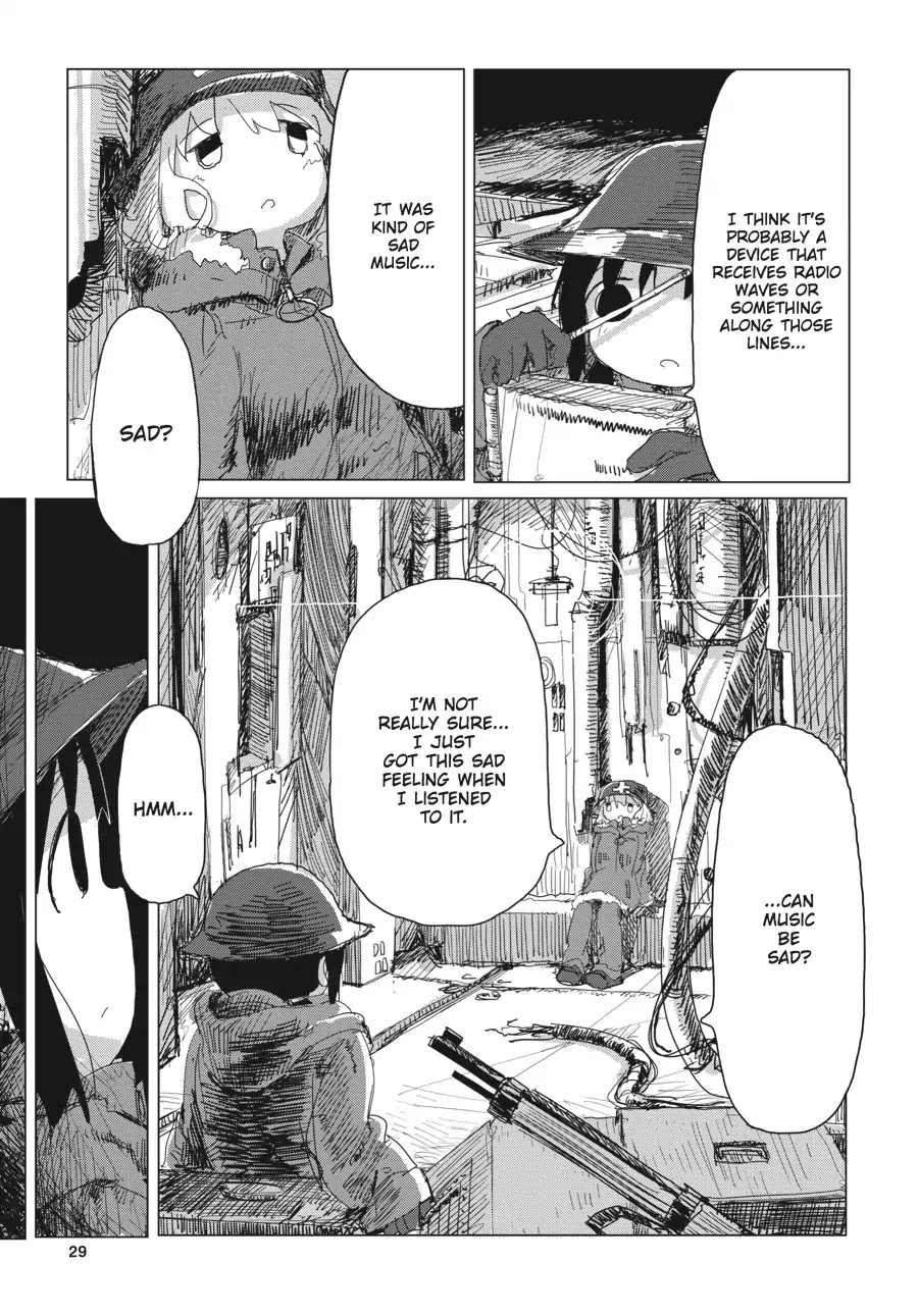 Shoujo Shuumatsu Ryokou Chapter 26 page 8 - Chapter 26: Wavelengths