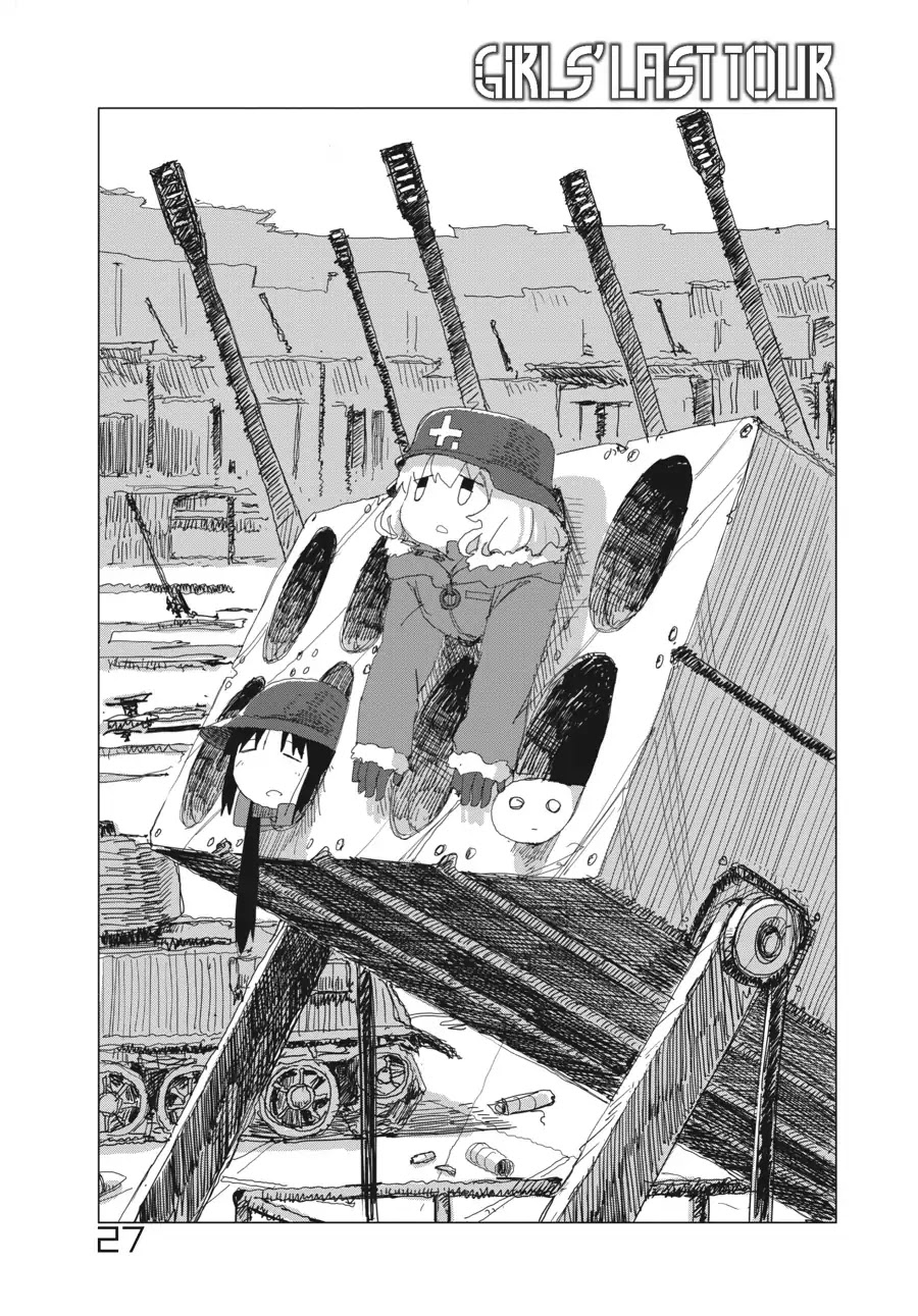 Shoujo Shuumatsu Ryokou Chapter 27 page 1 - Chapter 27: Capture