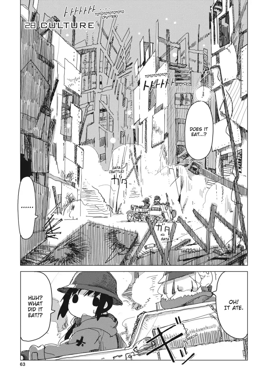 Shoujo Shuumatsu Ryokou Chapter 28 page 2 - Chapter 28: Culture
