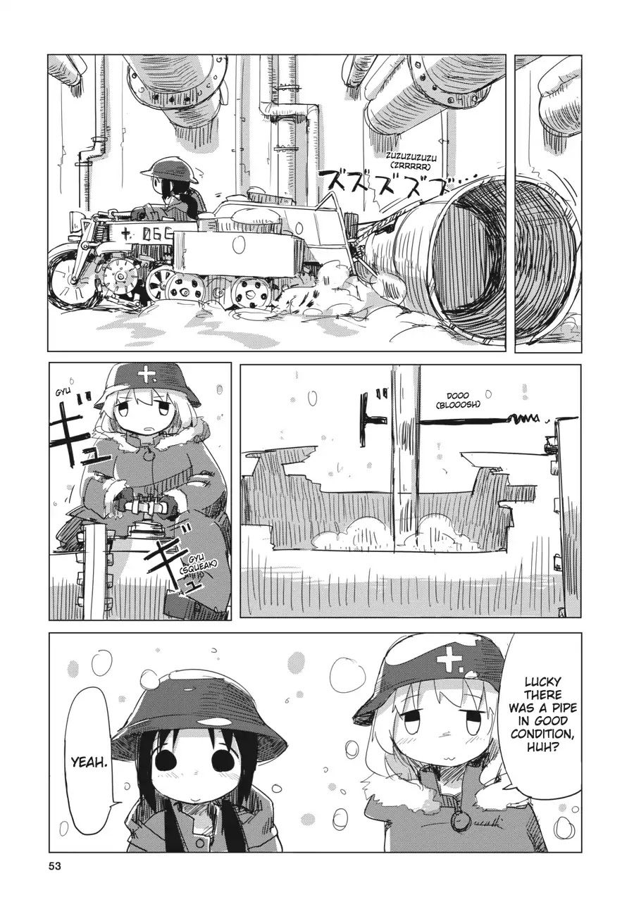 Shoujo Shuumatsu Ryokou Chapter 3 page 12 - Chapter 3: Bath