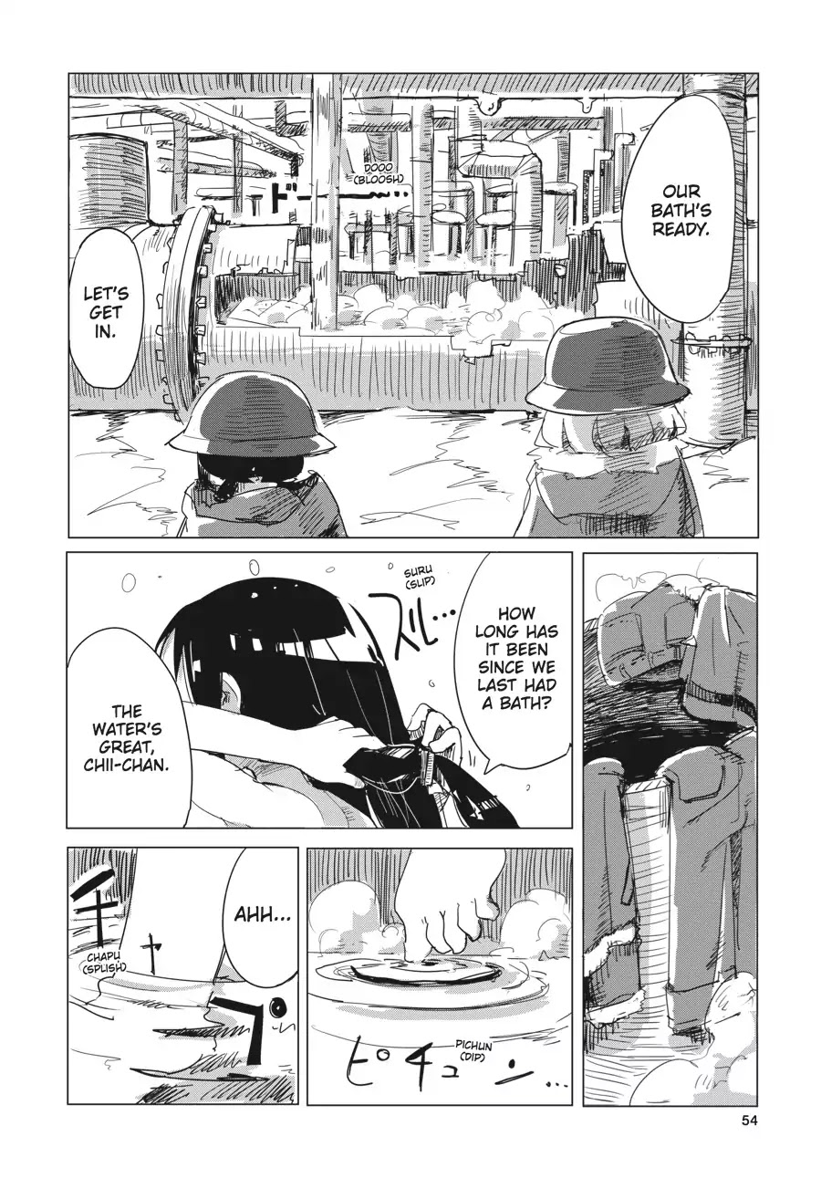 Shoujo Shuumatsu Ryokou Chapter 3 page 13 - Chapter 3: Bath