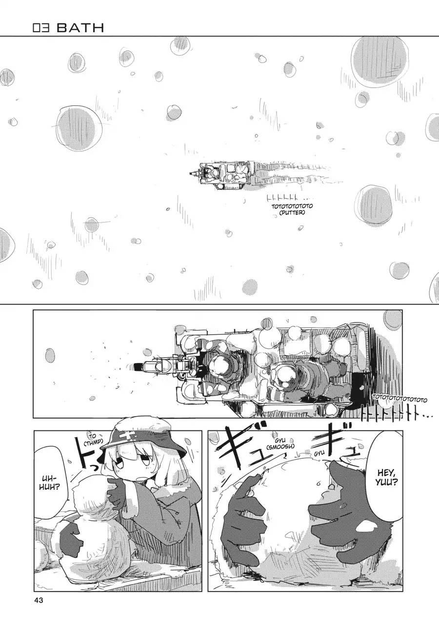 Shoujo Shuumatsu Ryokou Chapter 3 page 2 - Chapter 3: Bath