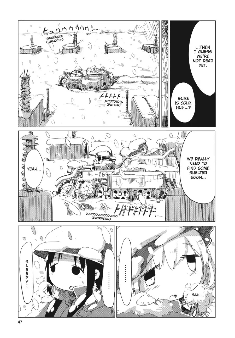 Shoujo Shuumatsu Ryokou Chapter 3 page 6 - Chapter 3: Bath