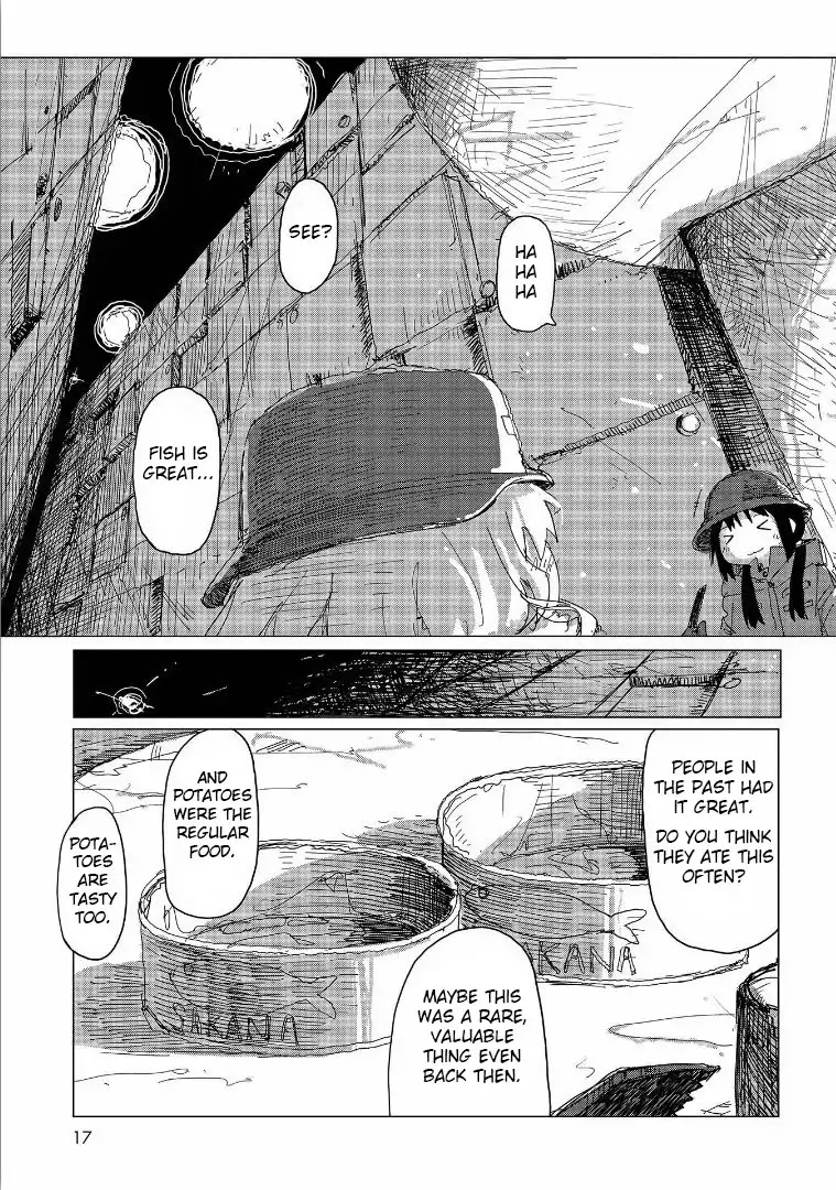 Shoujo Shuumatsu Ryokou Chapter 33 page 16 - Chapter 33: Channel