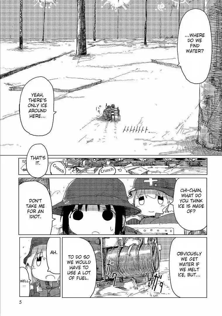 Shoujo Shuumatsu Ryokou Chapter 33 page 4 - Chapter 33: Channel