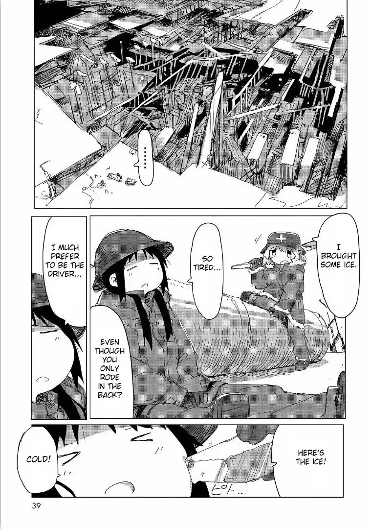 Shoujo Shuumatsu Ryokou Chapter 34 page 18 - Chapter 34: Injury