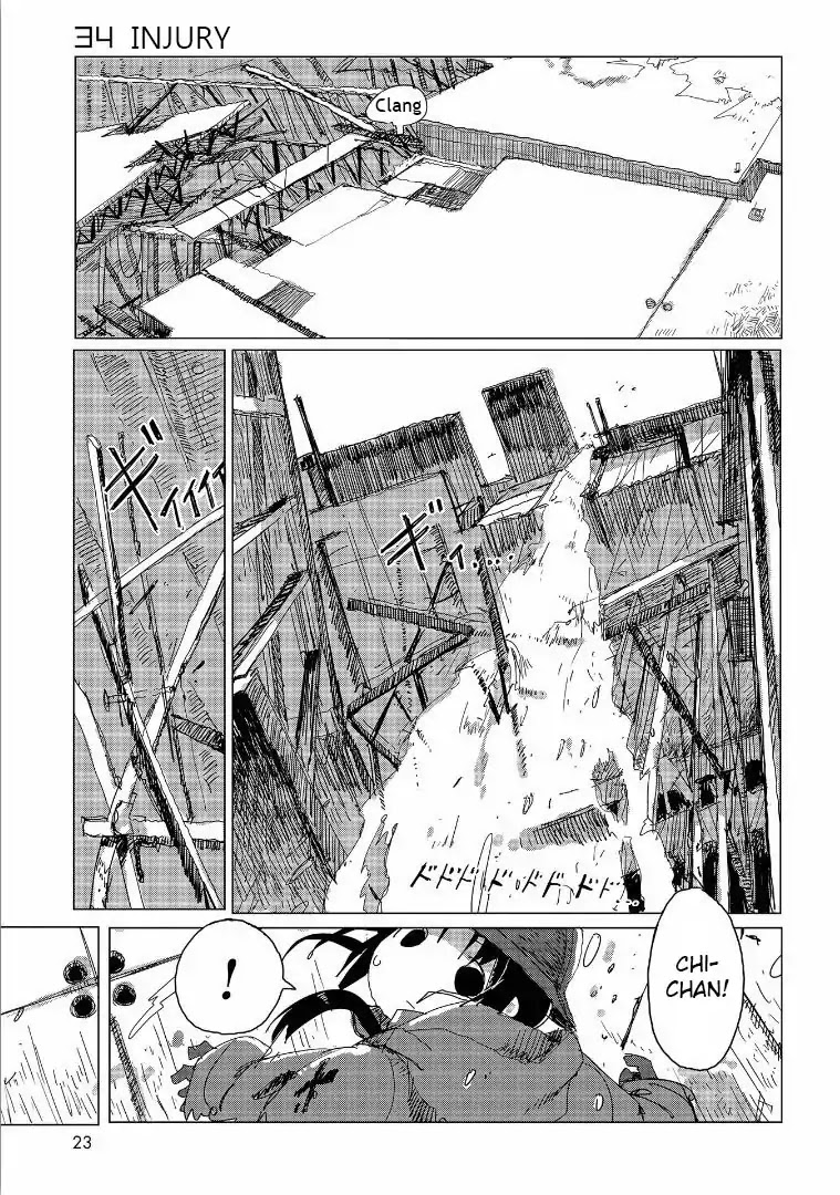 Shoujo Shuumatsu Ryokou Chapter 34 page 2 - Chapter 34: Injury
