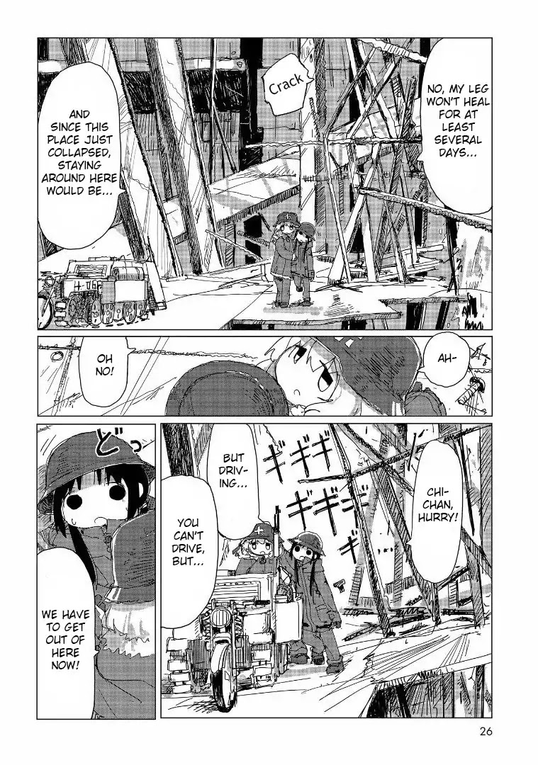 Shoujo Shuumatsu Ryokou Chapter 34 page 5 - Chapter 34: Injury