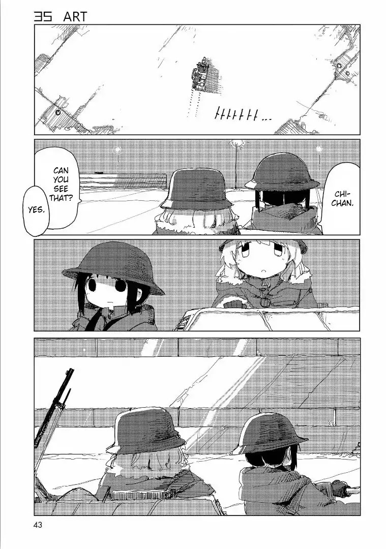 Shoujo Shuumatsu Ryokou Chapter 35 page 2 - Chapter 35: Art