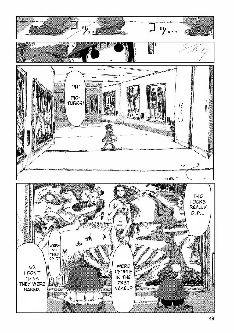 Shoujo Shuumatsu Ryokou Chapter 35 page 6 - Chapter 35: Art