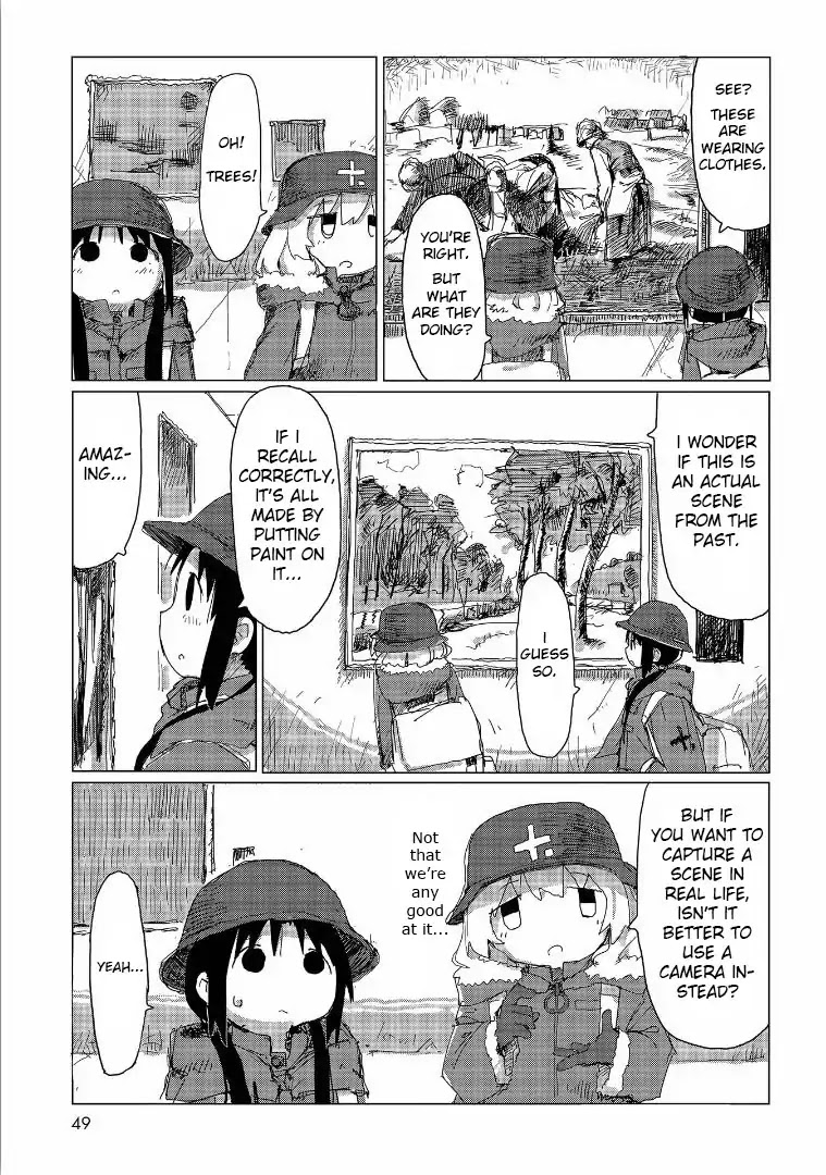 Shoujo Shuumatsu Ryokou Chapter 35 page 7 - Chapter 35: Art
