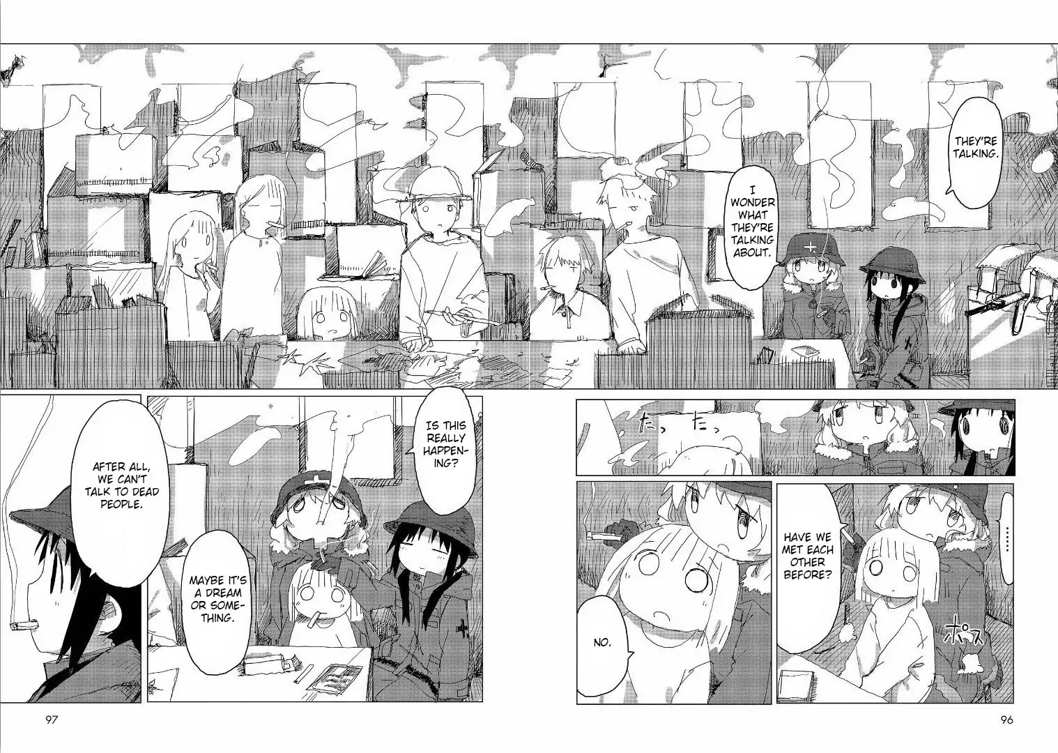 Shoujo Shuumatsu Ryokou Chapter 37 page 17 - Chapter 37: Tobacco