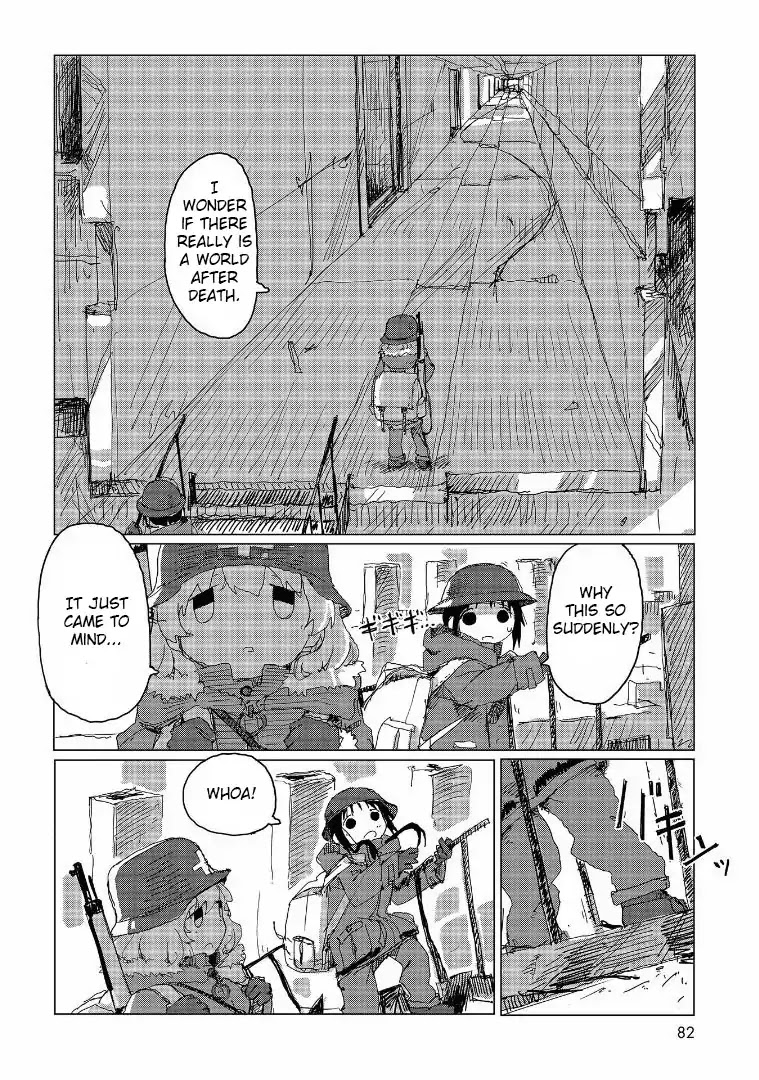Shoujo Shuumatsu Ryokou Chapter 37 page 3 - Chapter 37: Tobacco