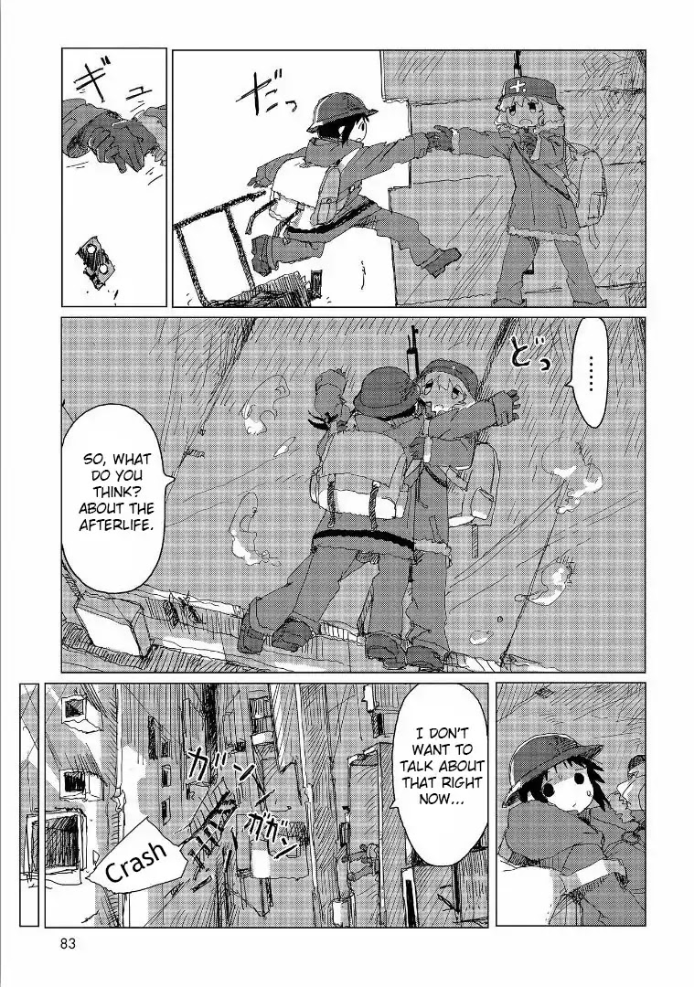 Shoujo Shuumatsu Ryokou Chapter 37 page 4 - Chapter 37: Tobacco