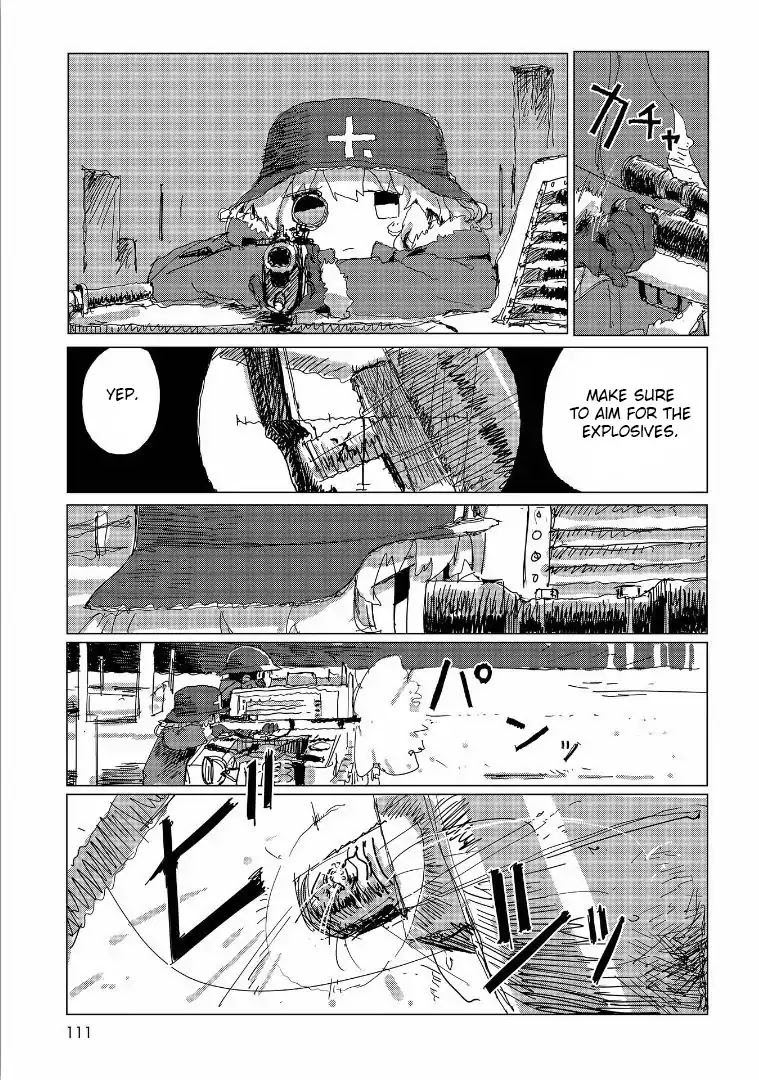 Shoujo Shuumatsu Ryokou Chapter 38 page 12 - Chapter 38: Explosion