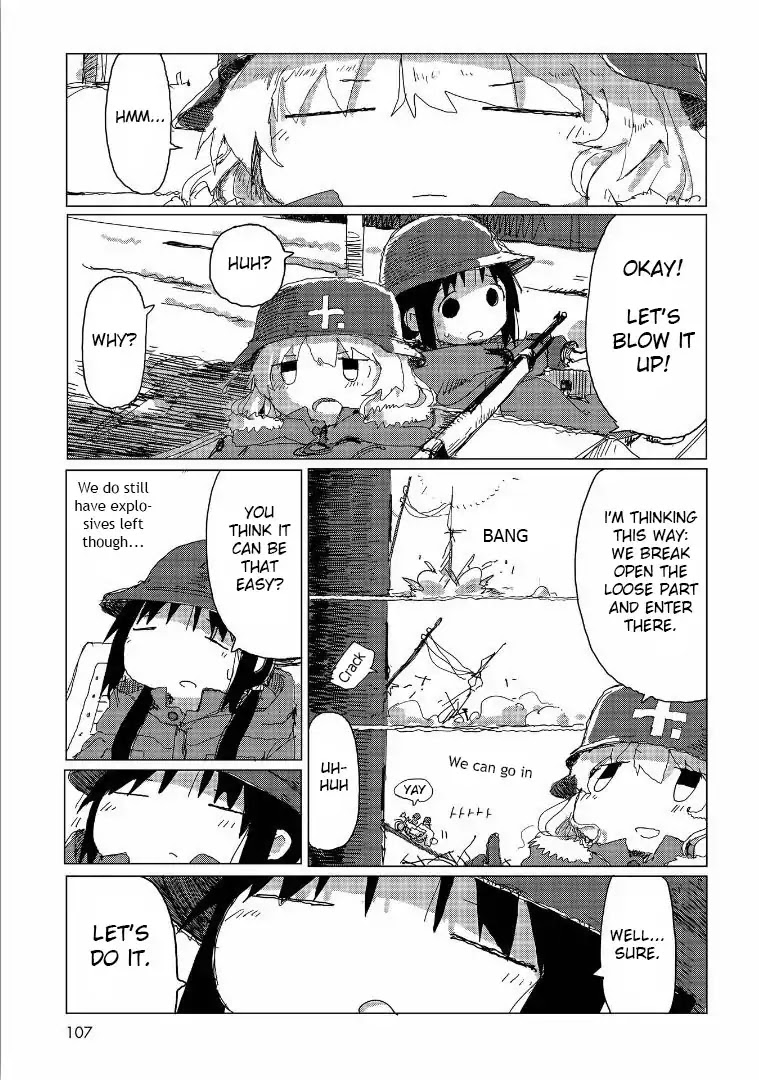 Shoujo Shuumatsu Ryokou Chapter 38 page 8 - Chapter 38: Explosion