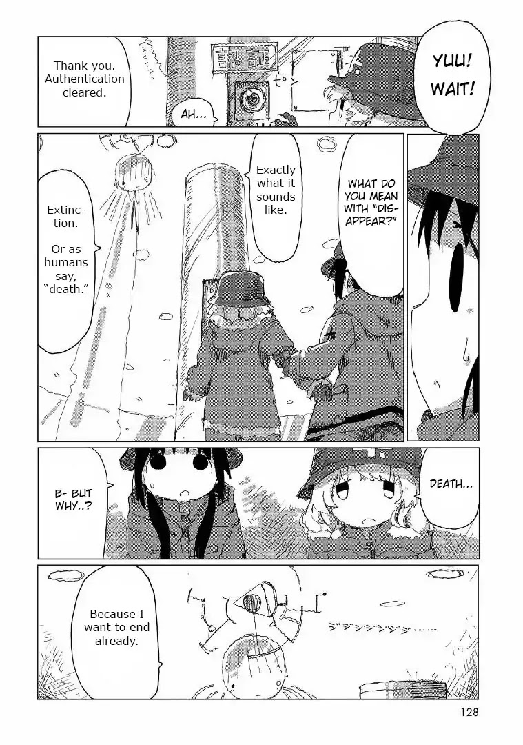 Shoujo Shuumatsu Ryokou Chapter 39 page 10 - Chapter 39: Oblivion
