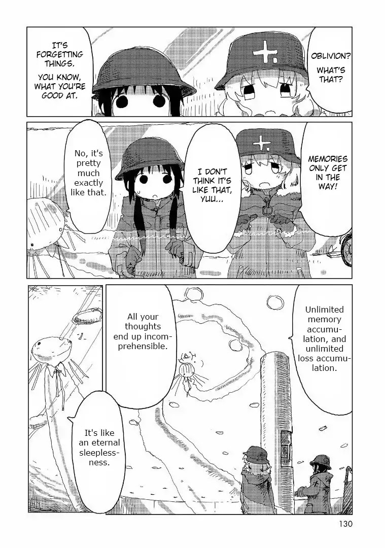 Shoujo Shuumatsu Ryokou Chapter 39 page 12 - Chapter 39: Oblivion