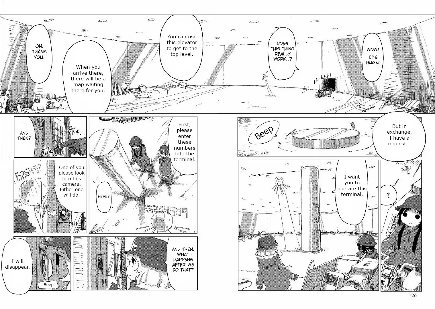 Shoujo Shuumatsu Ryokou Chapter 39 page 9 - Chapter 39: Oblivion