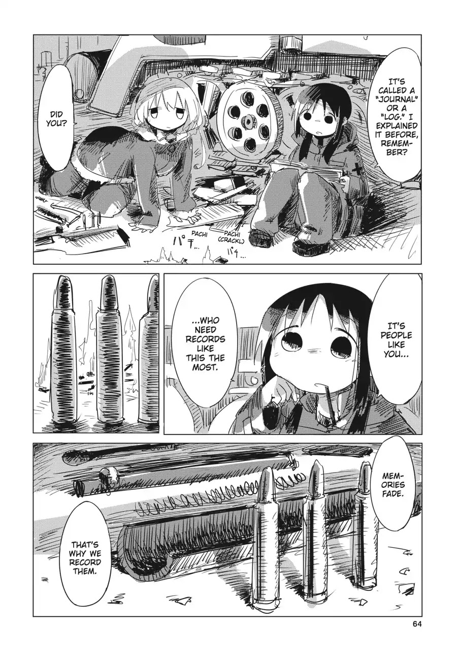 Shoujo Shuumatsu Ryokou Chapter 4 page 5 - Chapter 4: Journal