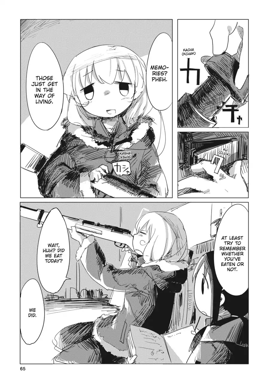 Shoujo Shuumatsu Ryokou Chapter 4 page 6 - Chapter 4: Journal