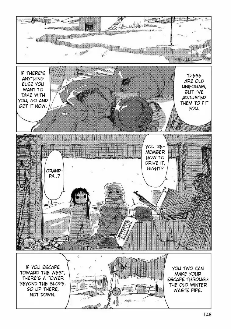 Shoujo Shuumatsu Ryokou Chapter 40 page 14 - Chapter 40: Hometown