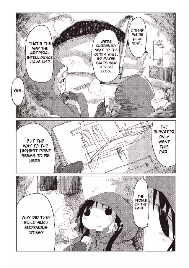 Shoujo Shuumatsu Ryokou Chapter 41 page 11 - Chapter 41: Snow Fort