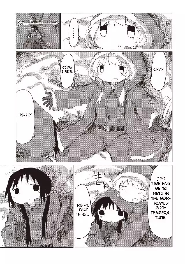 Shoujo Shuumatsu Ryokou Chapter 41 page 13 - Chapter 41: Snow Fort