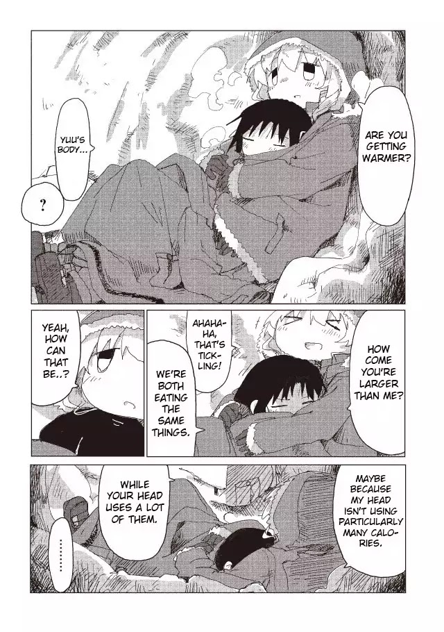 Shoujo Shuumatsu Ryokou Chapter 41 page 14 - Chapter 41: Snow Fort