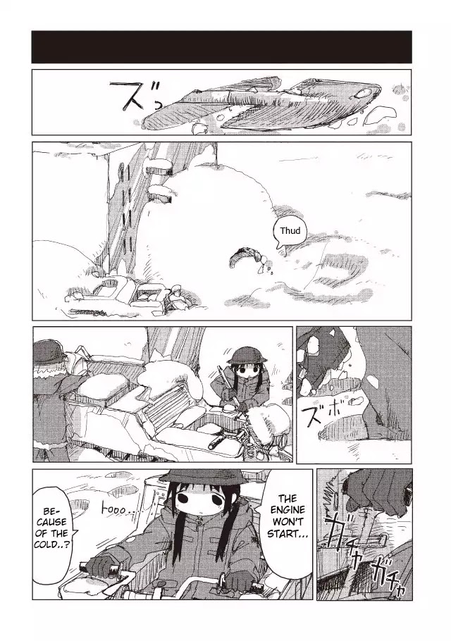 Shoujo Shuumatsu Ryokou Chapter 41 page 16 - Chapter 41: Snow Fort