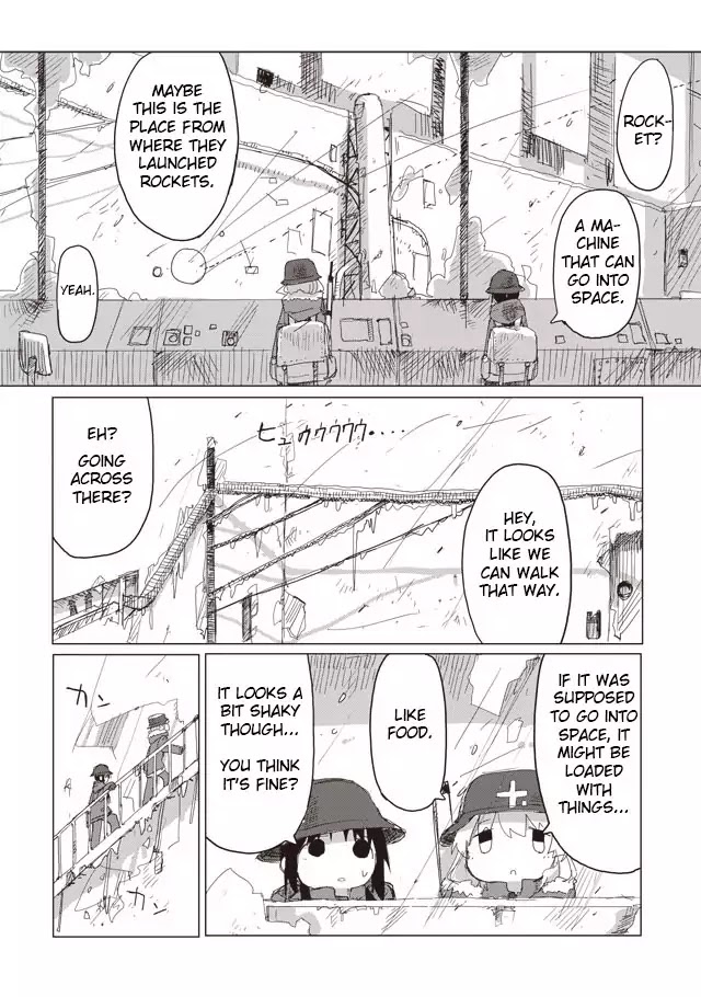 Shoujo Shuumatsu Ryokou Chapter 42 page 10 - Chapter 42: Rocket