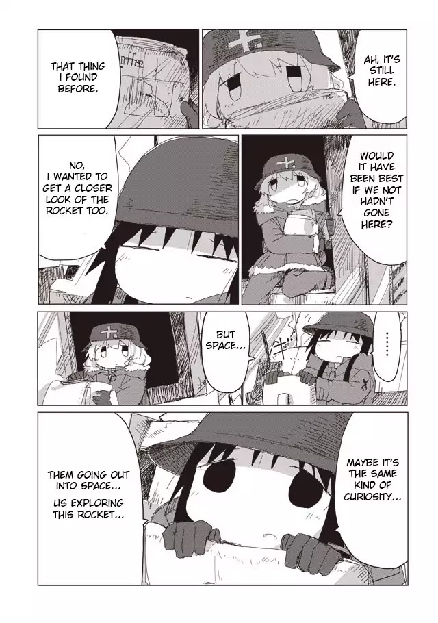 Shoujo Shuumatsu Ryokou Chapter 42 page 17 - Chapter 42: Rocket