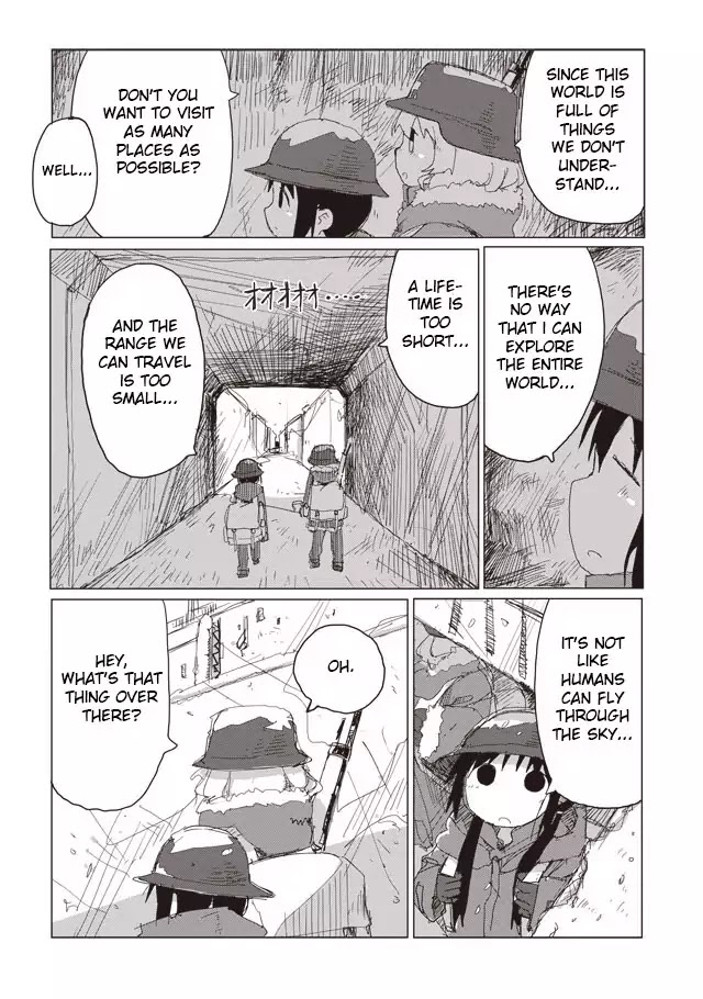 Shoujo Shuumatsu Ryokou Chapter 42 page 2 - Chapter 42: Rocket