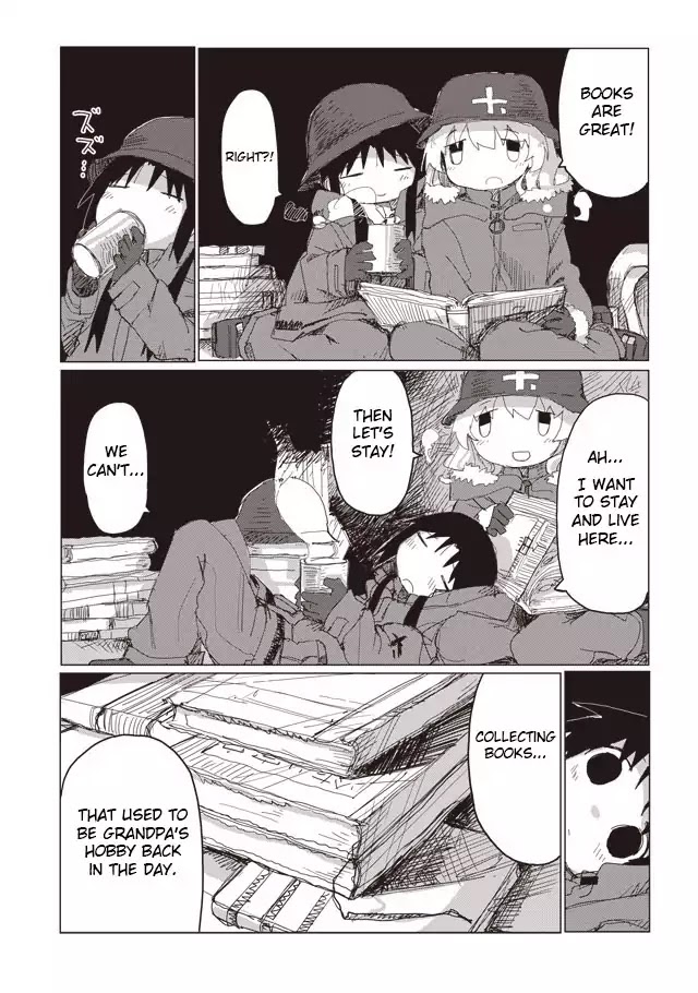 Shoujo Shuumatsu Ryokou Chapter 43 page 16 - Chapter 43: Volume 6 Tankoubon extra chapter
