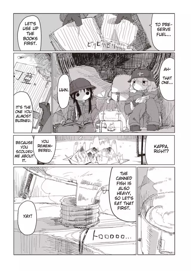 Shoujo Shuumatsu Ryokou Chapter 45 page 12 - Chapter 45: Climbing