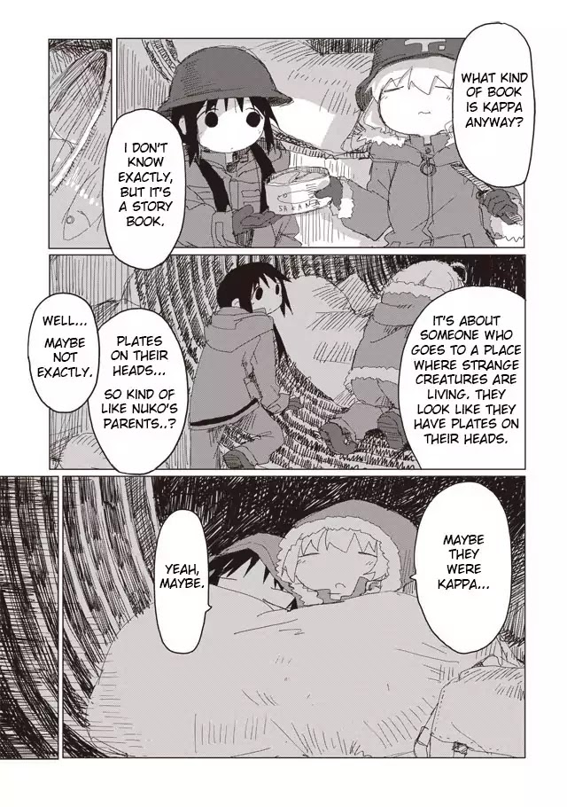 Shoujo Shuumatsu Ryokou Chapter 45 page 13 - Chapter 45: Climbing