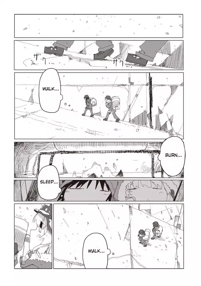 Shoujo Shuumatsu Ryokou Chapter 45 page 14 - Chapter 45: Climbing