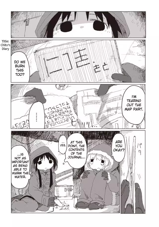 Shoujo Shuumatsu Ryokou Chapter 45 page 16 - Chapter 45: Climbing