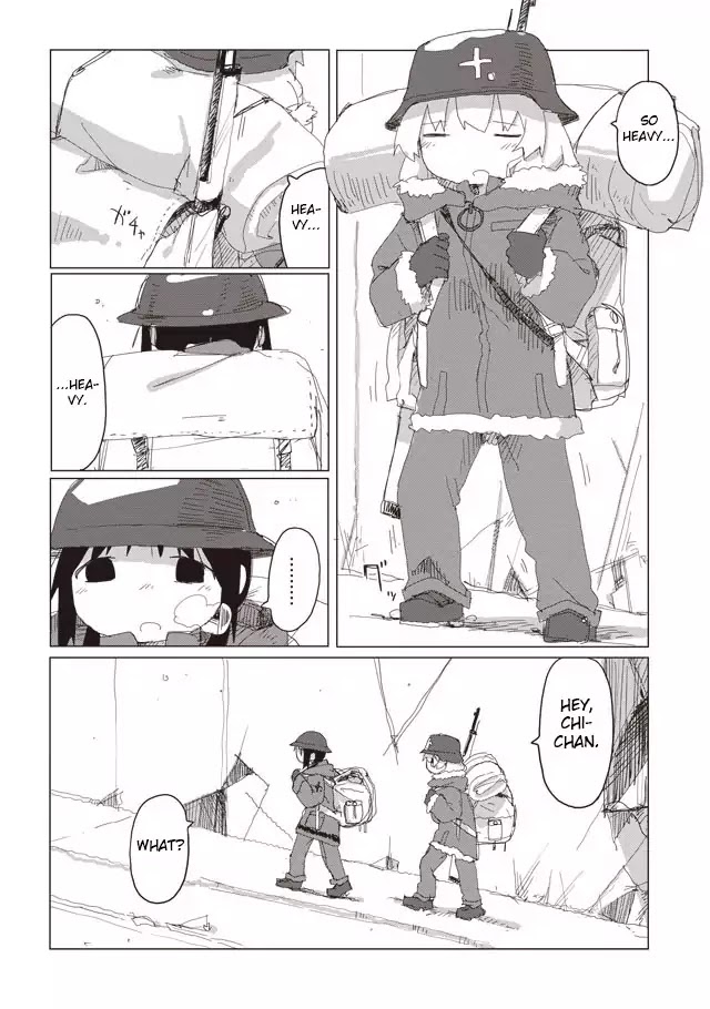 Shoujo Shuumatsu Ryokou Chapter 45 page 4 - Chapter 45: Climbing