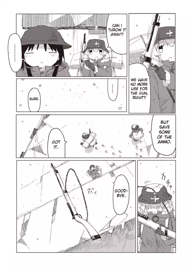 Shoujo Shuumatsu Ryokou Chapter 45 page 5 - Chapter 45: Climbing