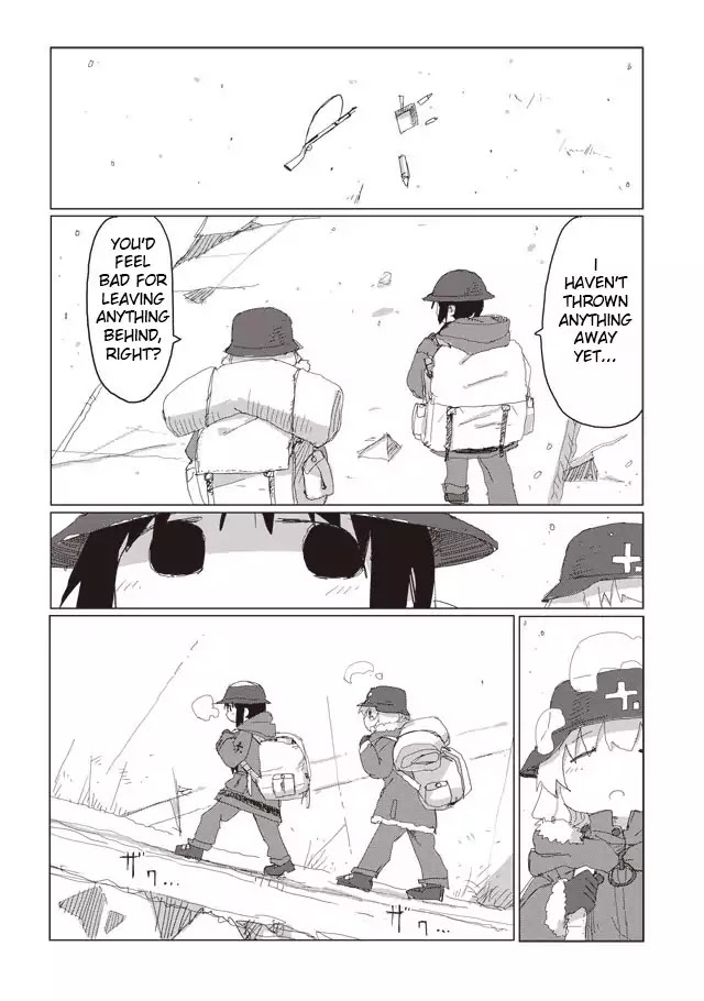 Shoujo Shuumatsu Ryokou Chapter 45 page 6 - Chapter 45: Climbing