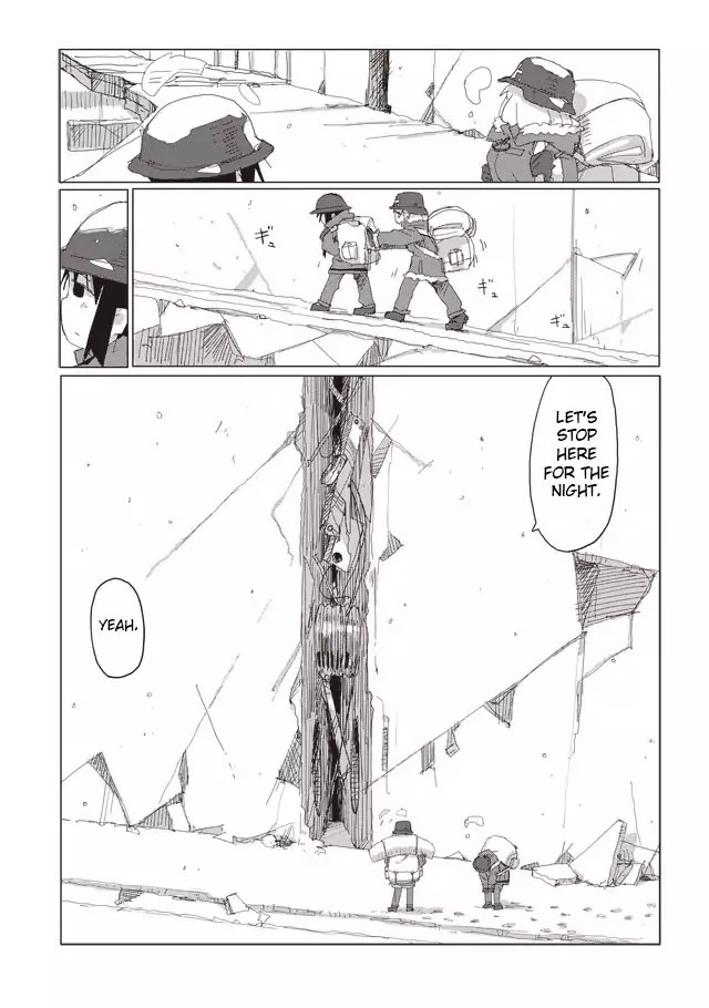 Shoujo Shuumatsu Ryokou Chapter 45 page 9 - Chapter 45: Climbing